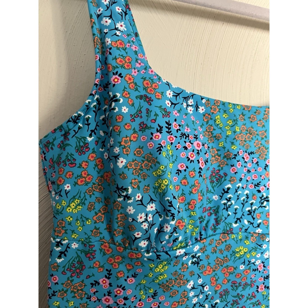 Lands End Size 10 Square Neck Tankini Swimsuit Top - Picture 12 of 13